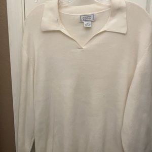 FINAL MARKDOWN Jennifer Moore cotton sweater xl